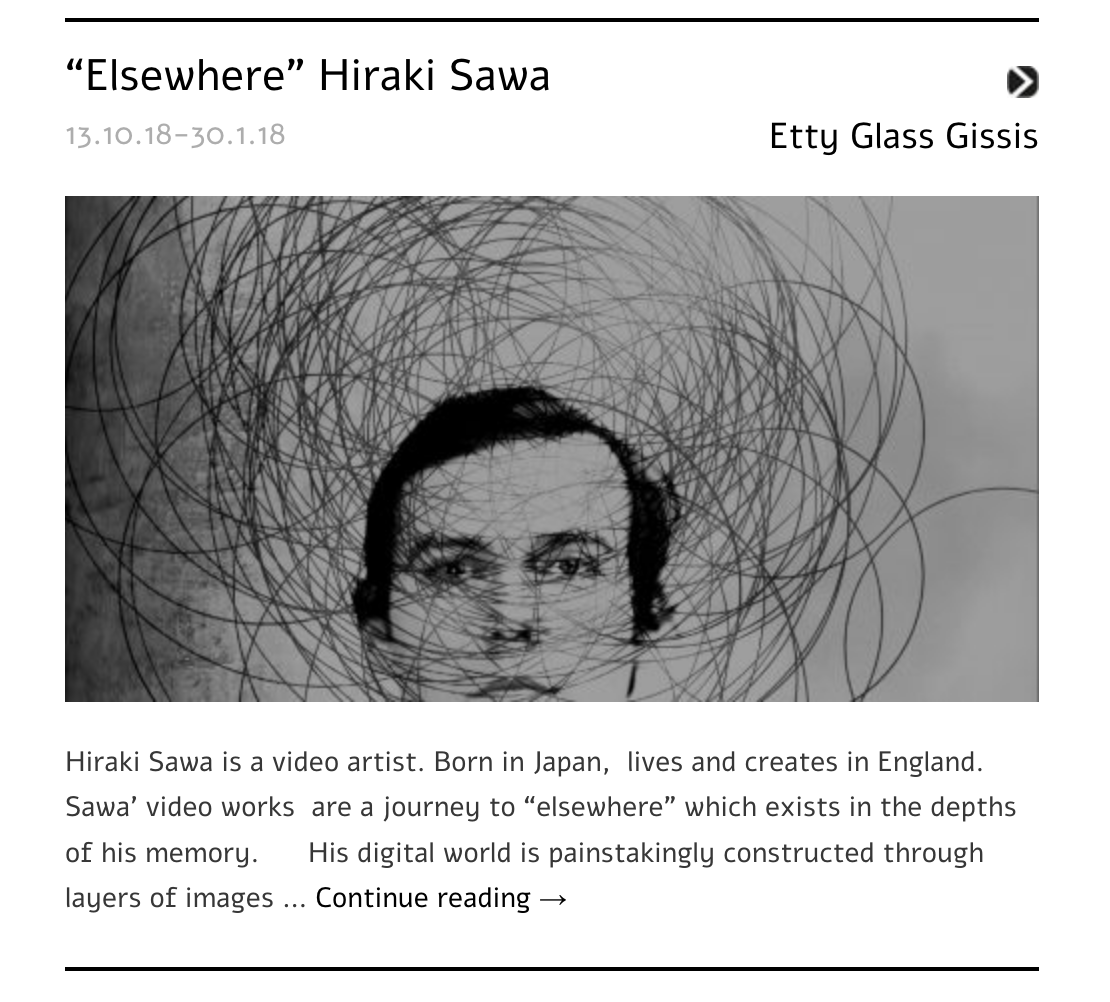 Elsewhere Hiraki Sawa